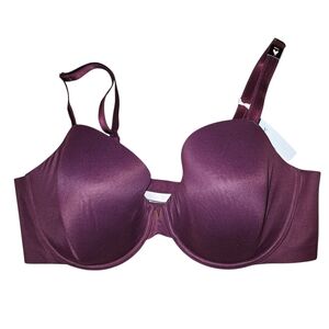 Victoria's Secret Burgundy Love Cloud Smooth Push Up Bra 44D NWT